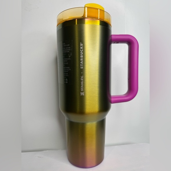 STARBUCK X STANLEY Limited edition Summer 2024 - 40 oz Tumbler Purple Gold - Picture 4 of 12